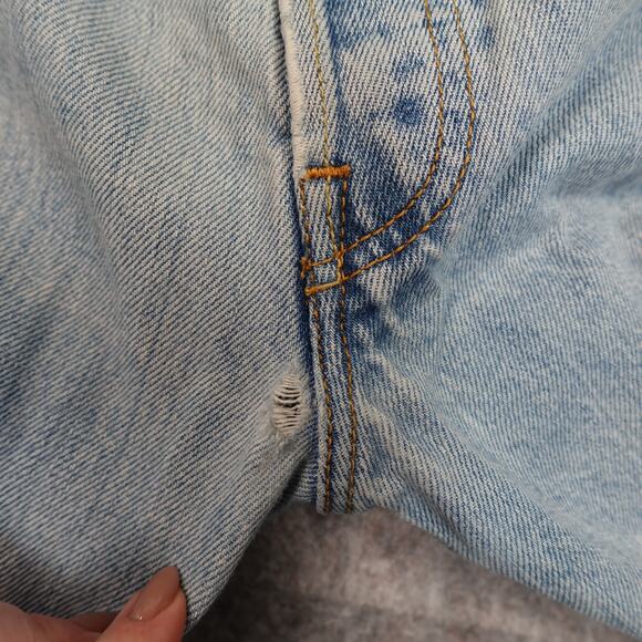 Vintage Levi's Jeans Mens 36x29 501 Button Fly Light Wash Denim 100% Cotton - Picture 6 of 13